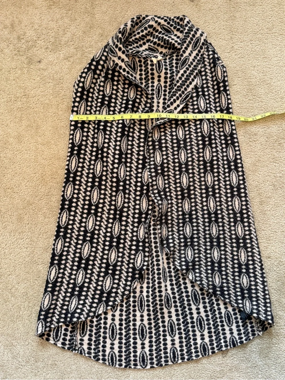 Moth Sleeveless Long Open Cardigan